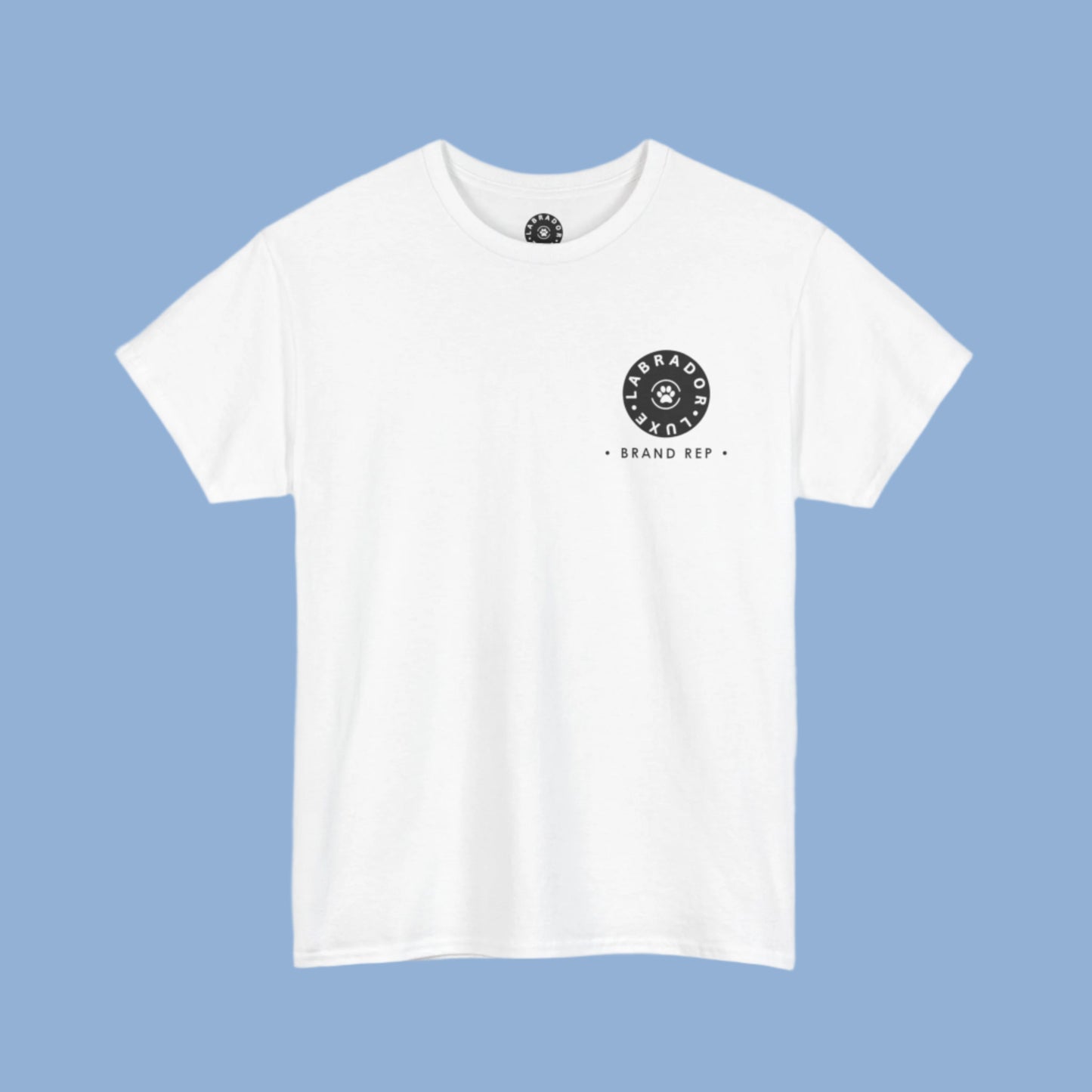 'Labrador Luxe Brand Rep' - Cotton T-Shirt (other colours available)