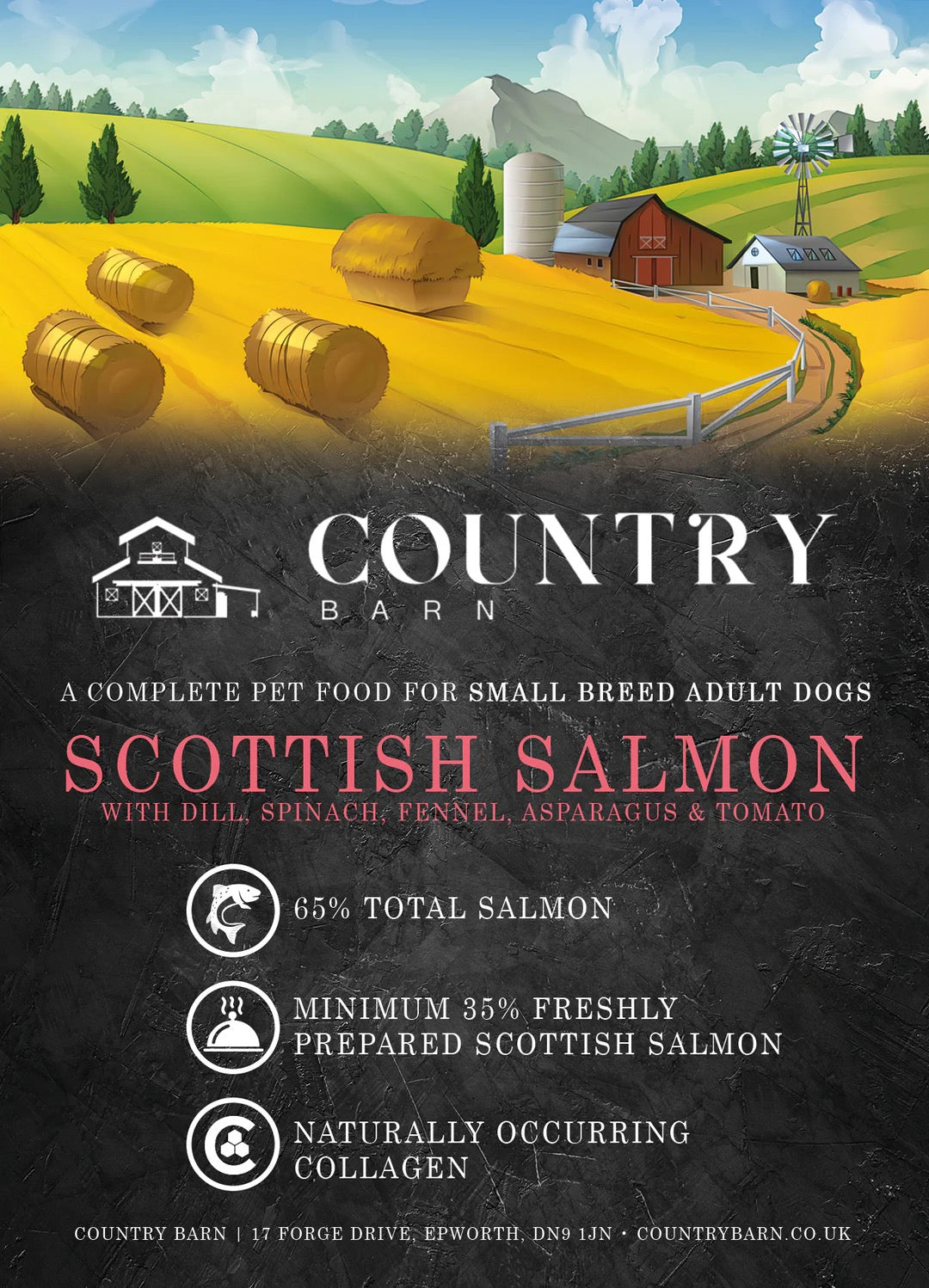 Country Barn - Scottish Salmon Superfood