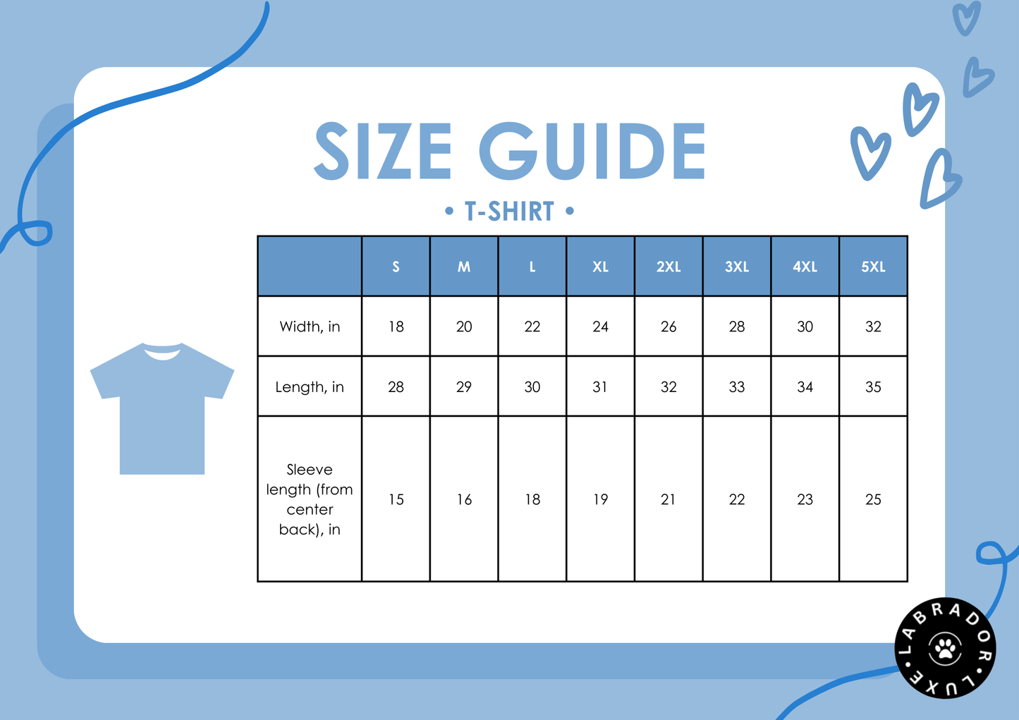 Labrador Luxe Logo T-Shirt (other colours available)